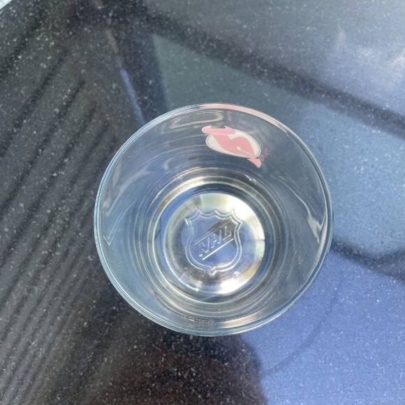 NHL New Jersey Devils 3.5" Whiskey Glass Crown Royal - Picture 3 of 4